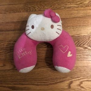 Super Cute Pink Sanrio Hello Kitty Travel Pillow
